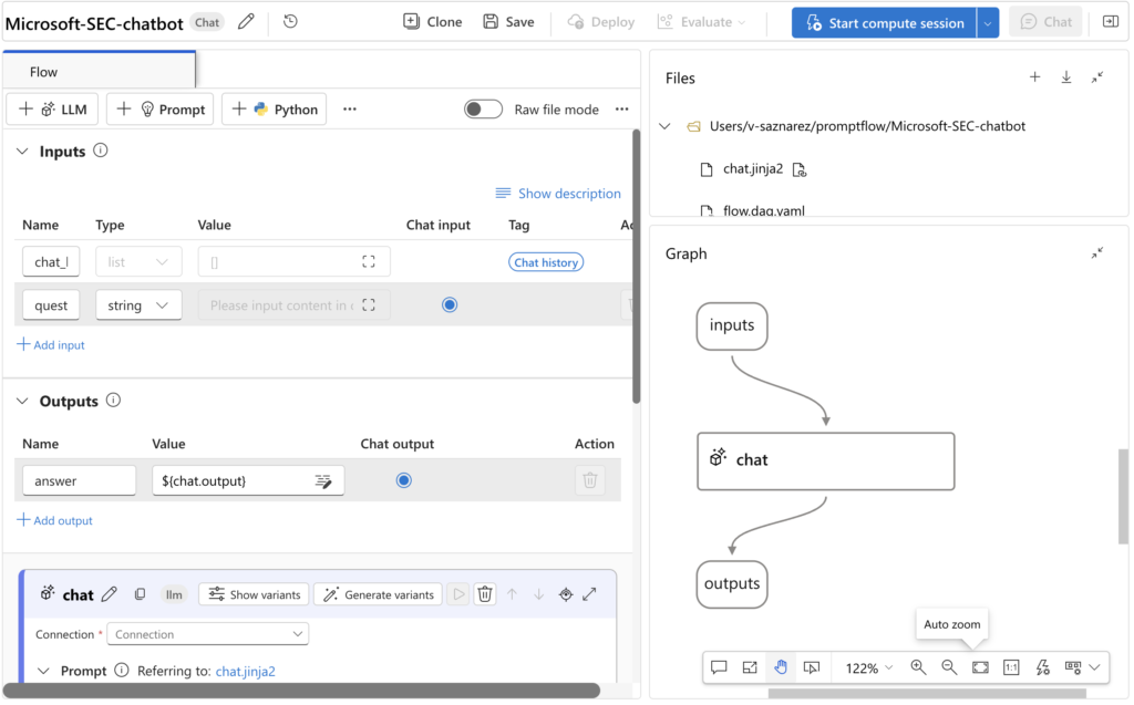 Default Chat Flow